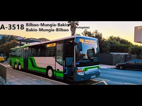 autobus bakio bilbao|A 3518 BILBAO